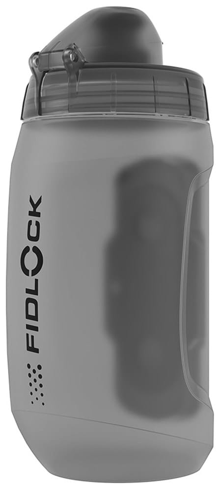 FIDLOCK TWIST BOTTLE 450 + BIKE BASE - TRANSPARENT/BLACK