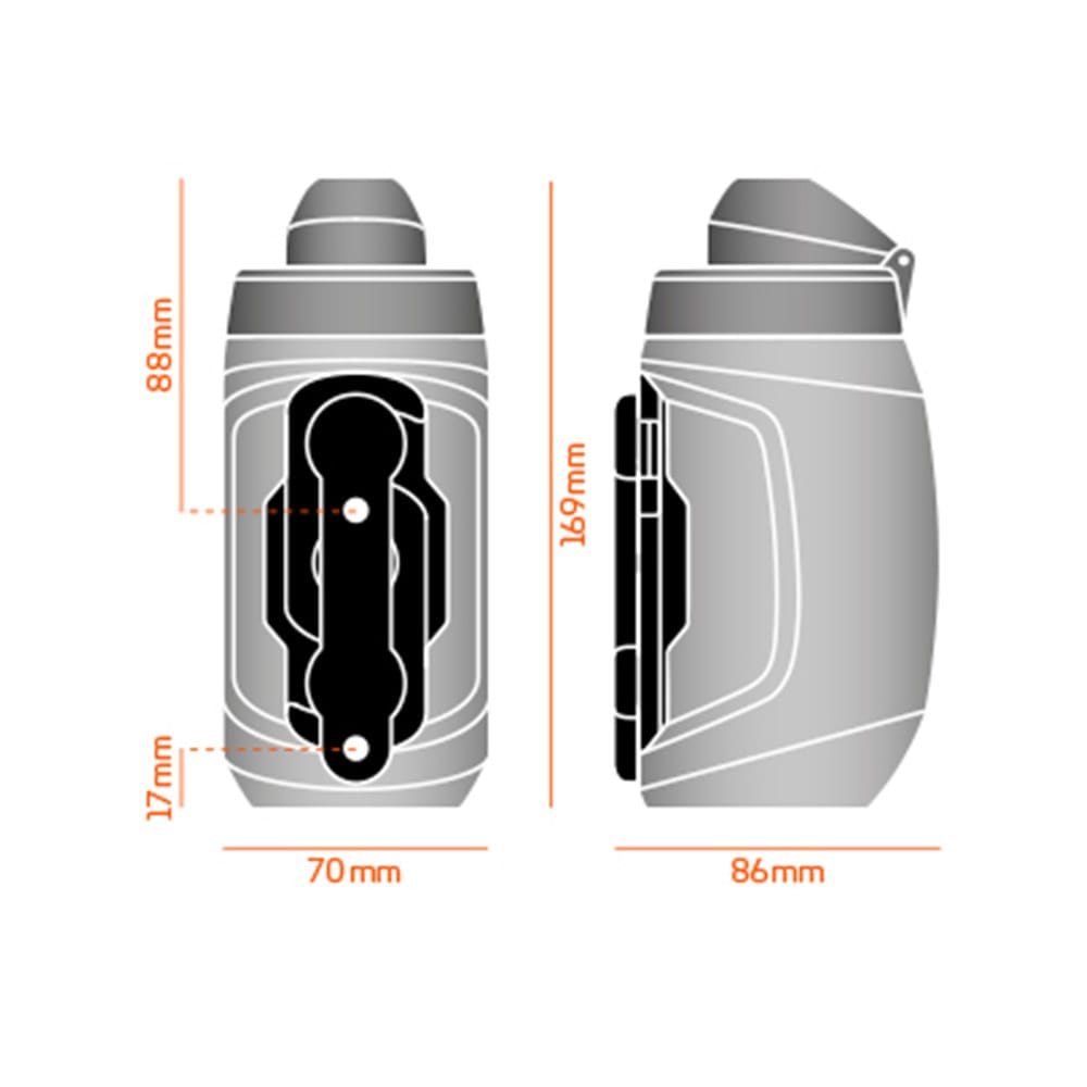 FIDLOCK TWIST BOTTLE 450 + BIKE BASE