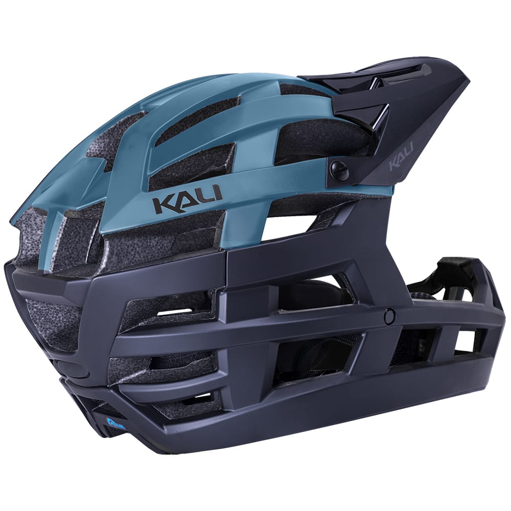 KALI INVADER 2.0 FULL FACE HELMET - MATT THUNDER & BLACK