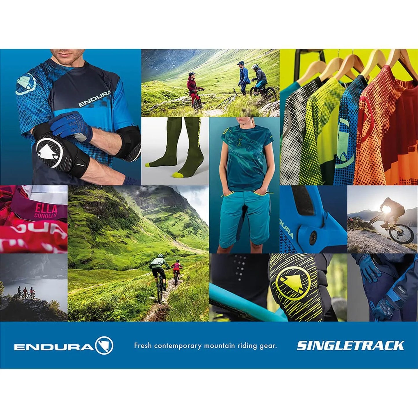 ENDURA SINGLETRACK S/S JERSEY INK BLUE