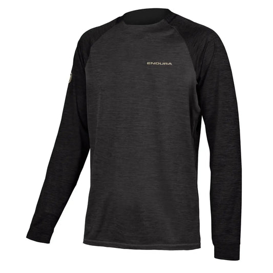 ENDURA SINGLE TRACK L/S JERSEY PEWTER GREY