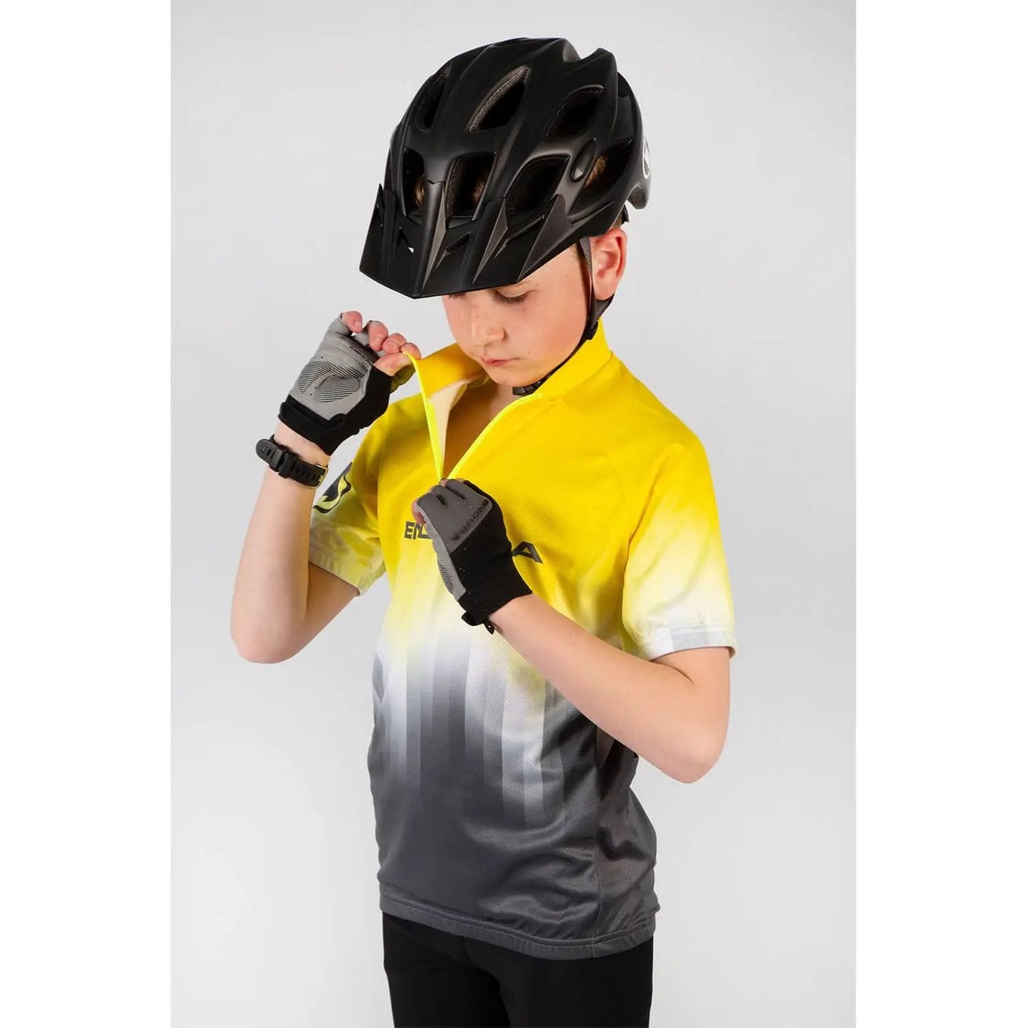 ENDURA KIDS XTRACT S/S JERSEY - HI-VIZ YELLOW