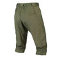 ENDURA HUMMVEE 3/4 SHORT II WITH LINER - FOREST GREEN