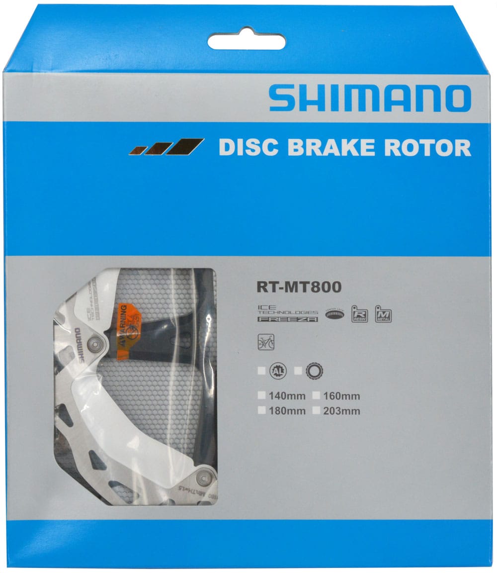 SHIMANO XTR RT-MT800 CENTRE-LOCK DISC ROTOR WITH EXTERNAL LOCKRING 160MM