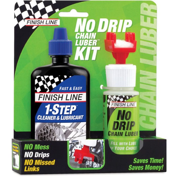FINISH LINE NO DRIP CHAIN LUBE KIT & 1 STEP