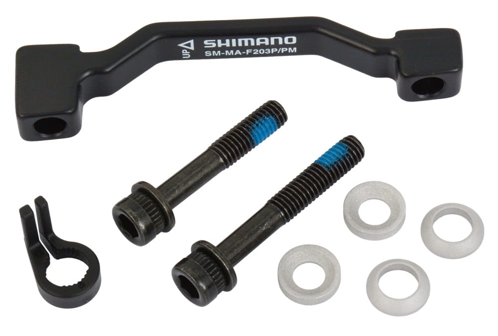 SHIMANO SM-MA-F203P/PM ADAPTER FOR 180mm POST FORK MOUNT TO 203mm ROTOR