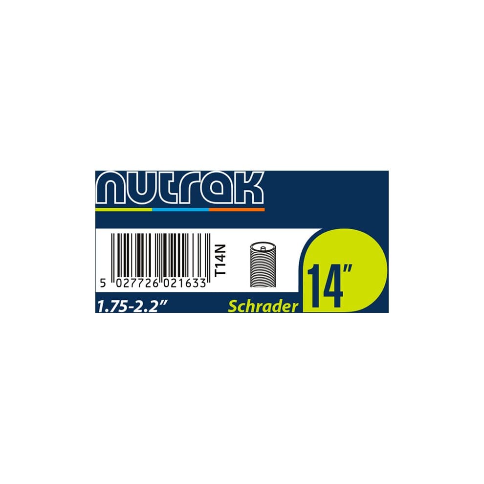 NUTRAK 14 x 1.75 - 2.125 SCHRADER VALVE INNER TUBE