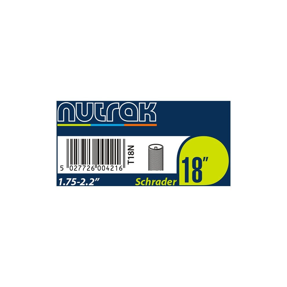 NUTRAK 18 x 1.75 - 2.125 SCHRADER VALVE INNER TUBE