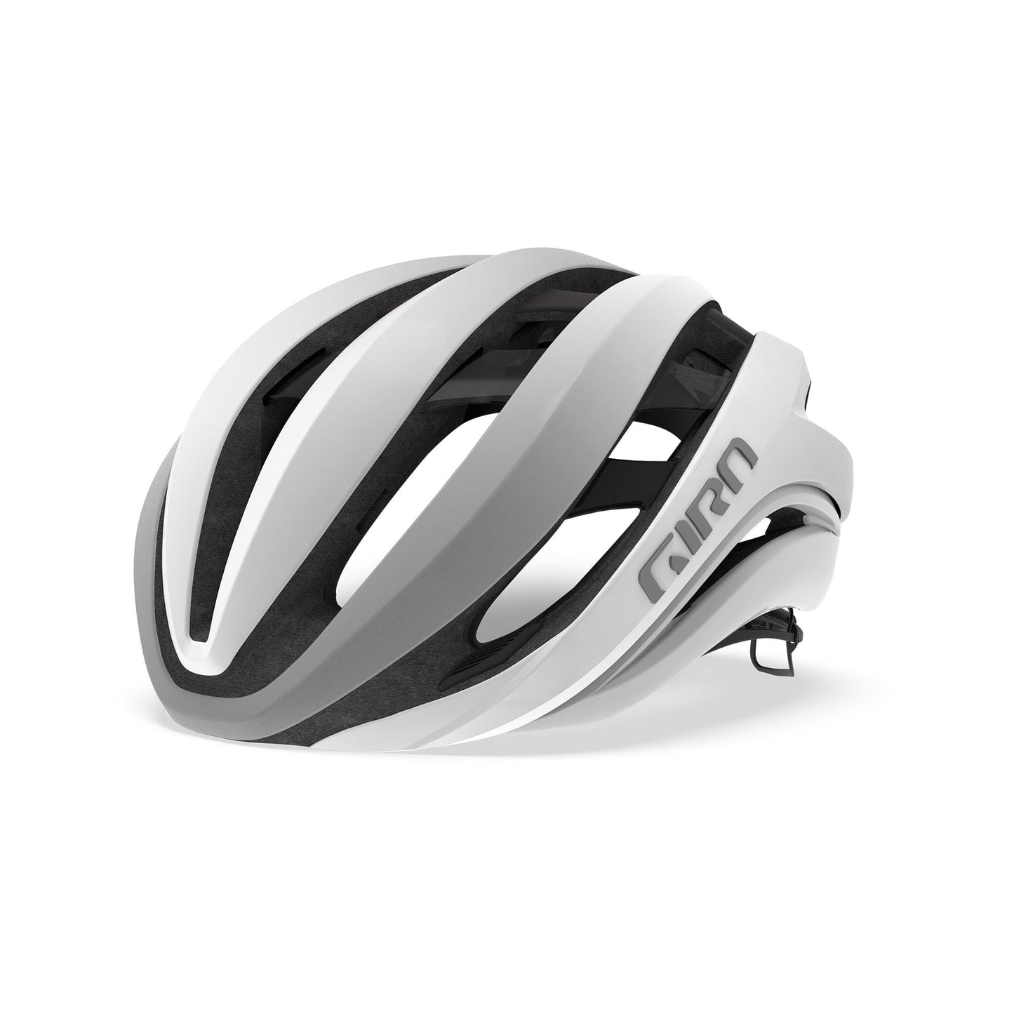 GIRO AETHER SPHERICAL ROAD HELMET - MATTE WHITE/SILVER