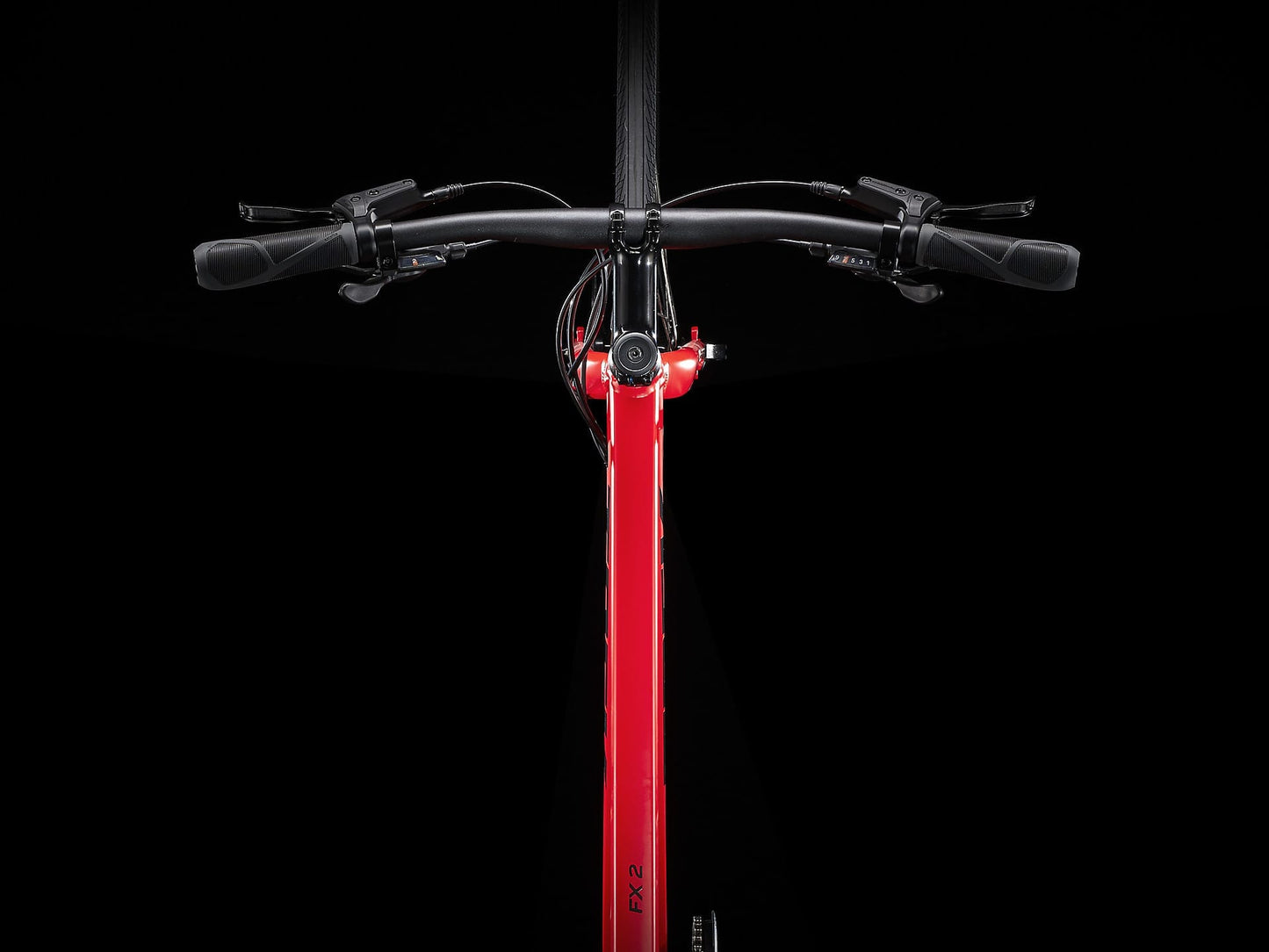 TREK FX 2 DISC HYBRID BIKE 2023 - SATIN VIPER RED