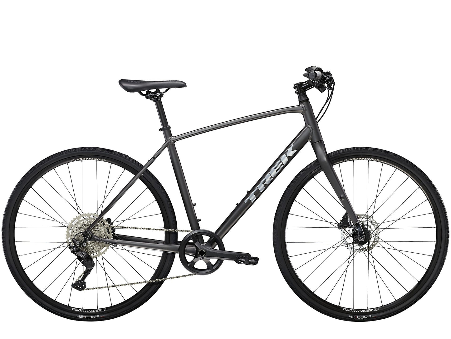 TREK FX 3 DISC HYBRID BIKE 2023 - MATTE DNISTER BLACK