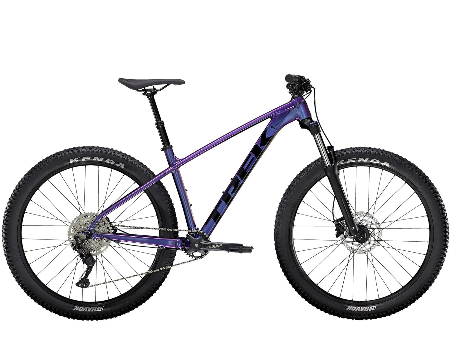 TREK ROSCOE 6 HARDTAIL MTB BIKE 2023 - PURPLE FLIP/TREK BLACK