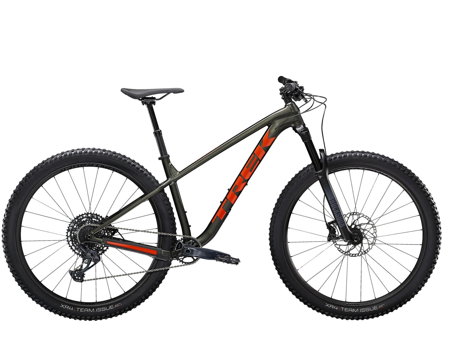 TREK ROSCOE 8 HARDTAIL MTB BIKE 2023 - MATTE BLACK OLIVE