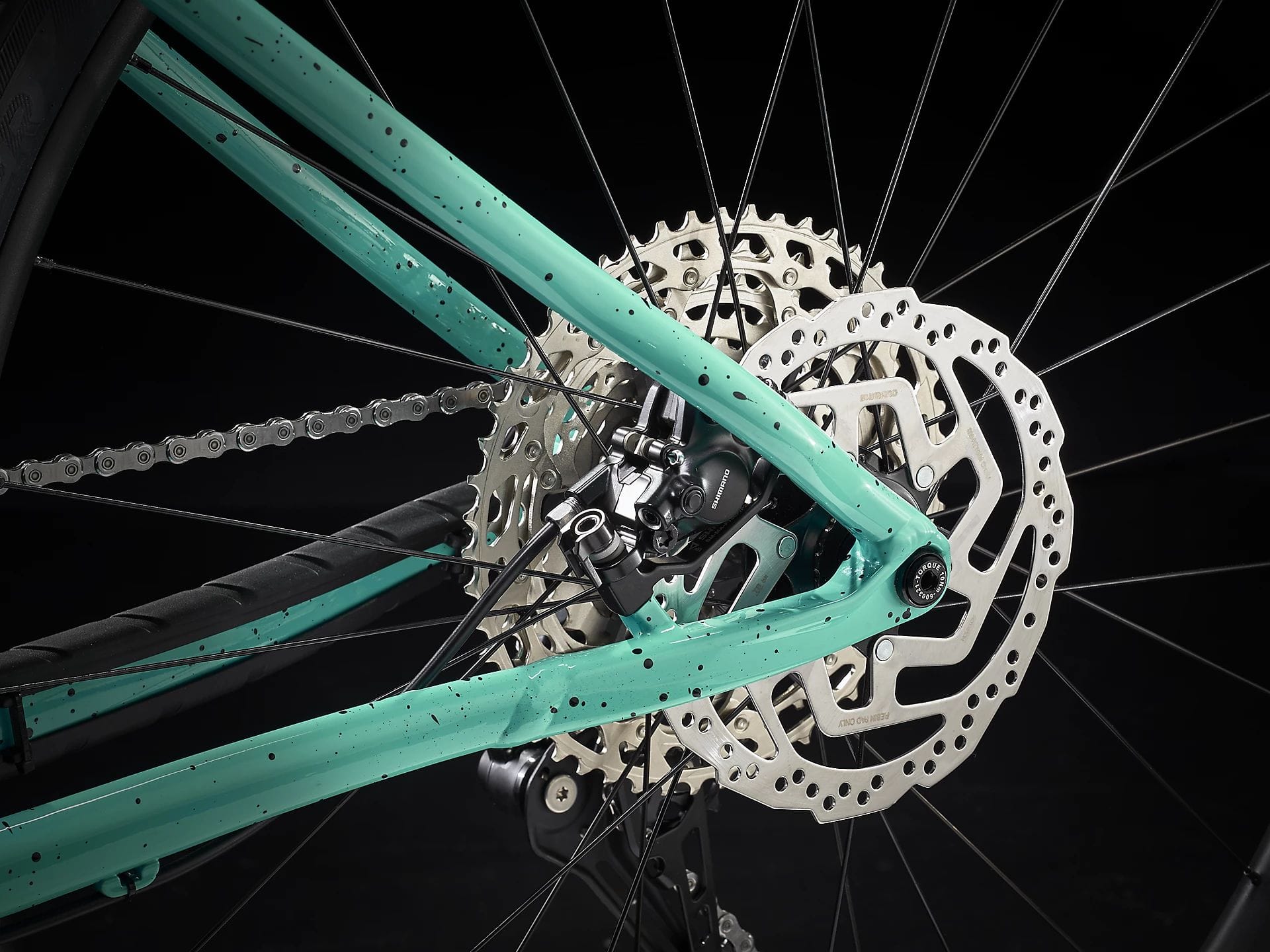 TREK ROSCOE 7 HARDTAIL MTB BIKE 2024 MIAMI GREEN/TREK BLACK