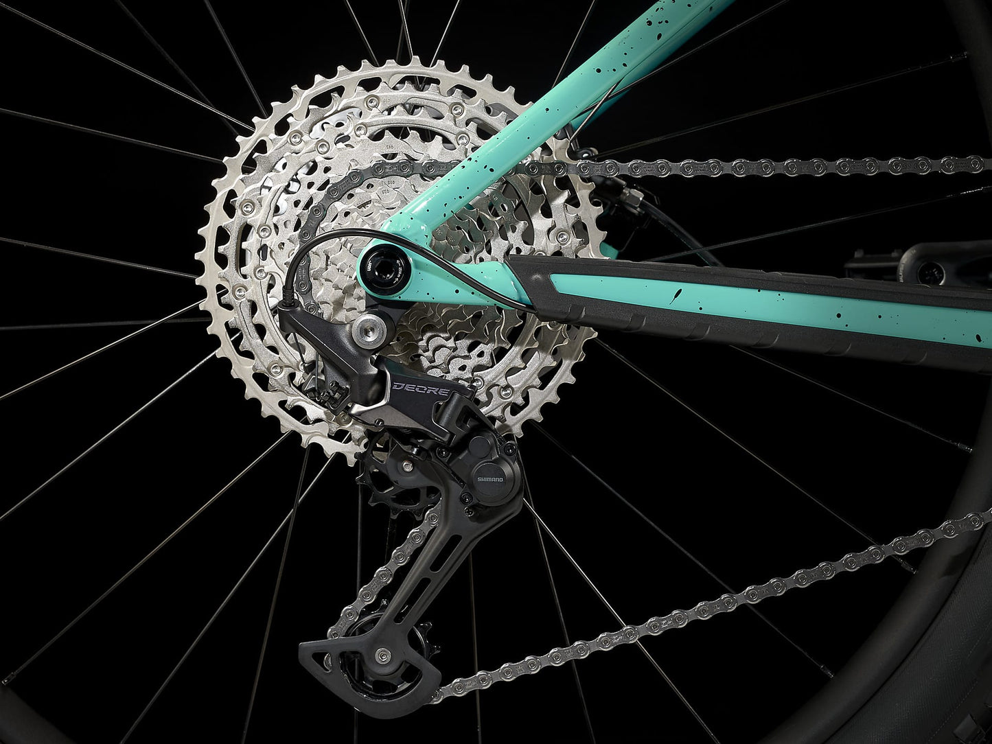 TREK ROSCOE 7 HARDTAIL MTB BIKE 2024 MIAMI GREEN/TREK BLACK