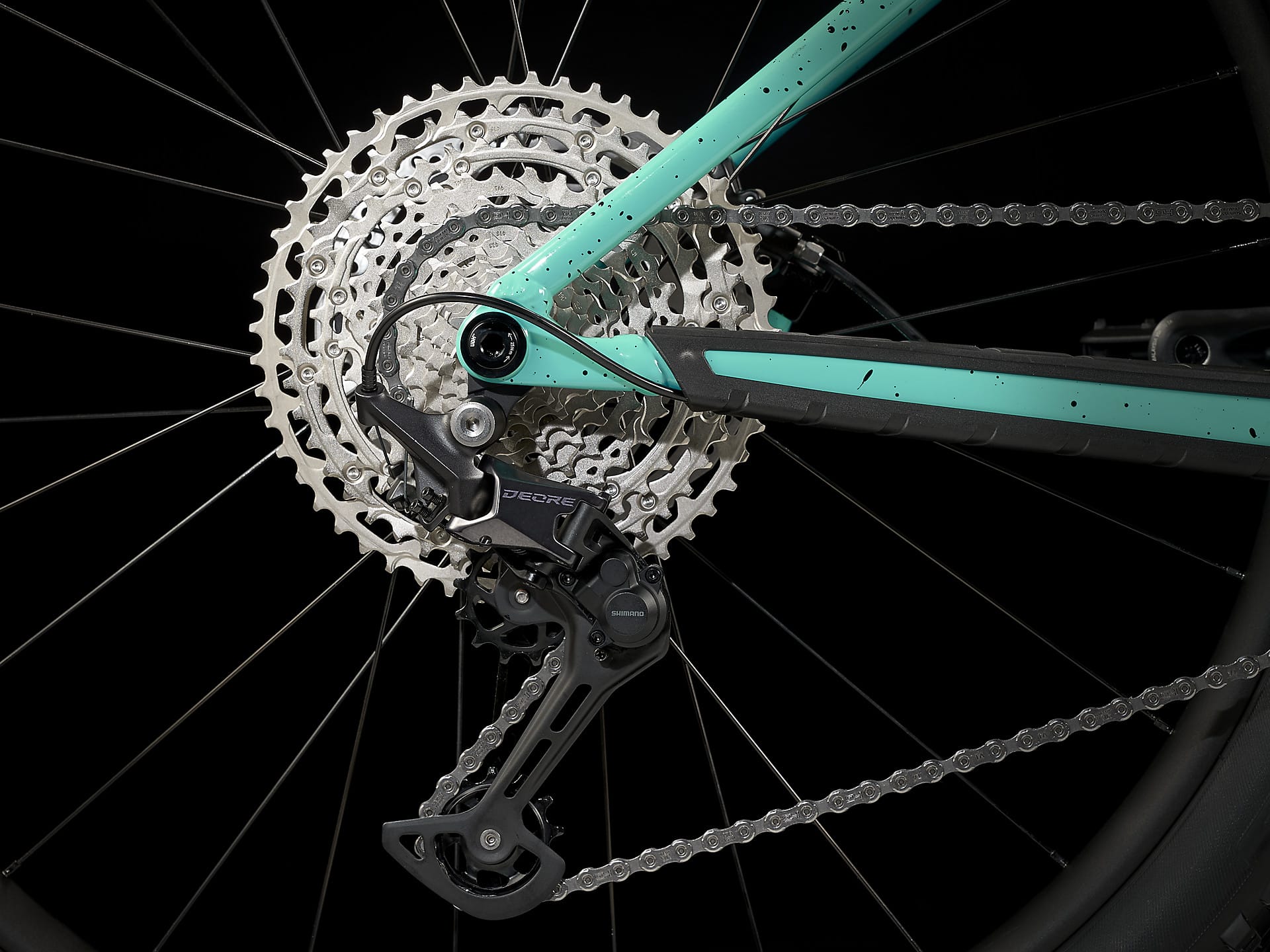 TREK ROSCOE 7 HARDTAIL MTB BIKE 2024 MIAMI GREEN/TREK BLACK