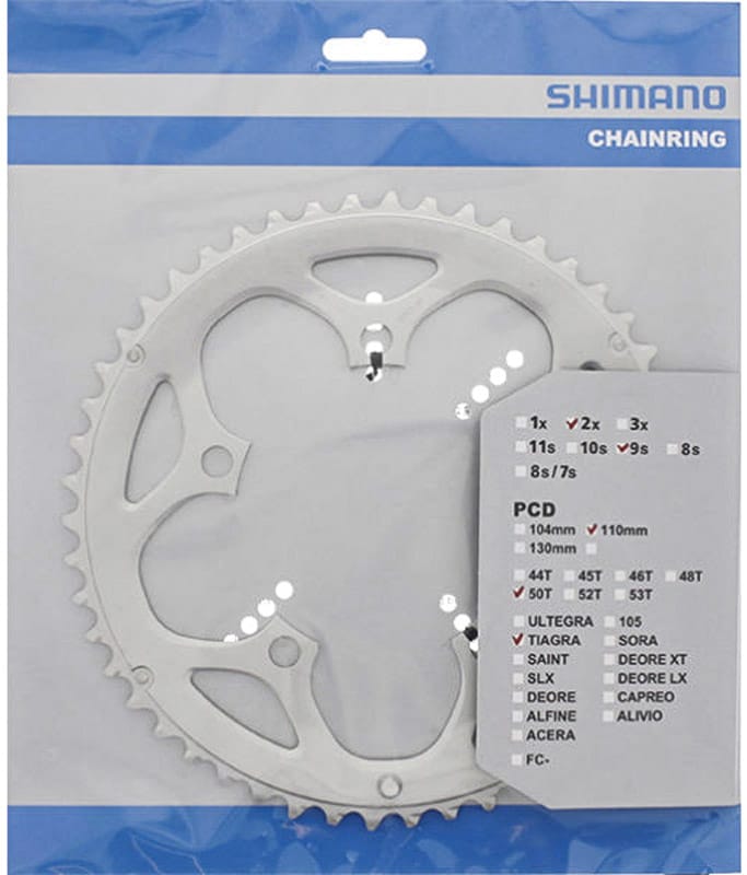 SHIMANO TIAGRA 9-SPEED CHAINRING FOR FC-4550 | 50T