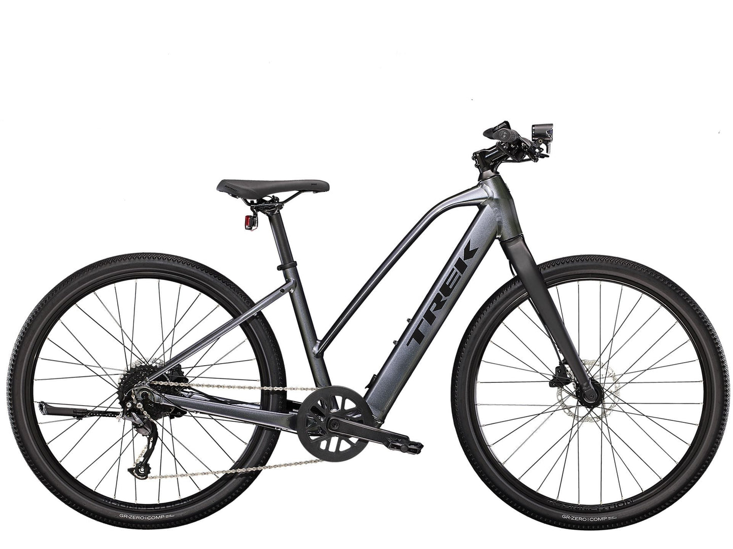 TREK DUAL SPORT PLUS 2 STAGGER HYBRID BIKE 2023 - GALACTIC GREY