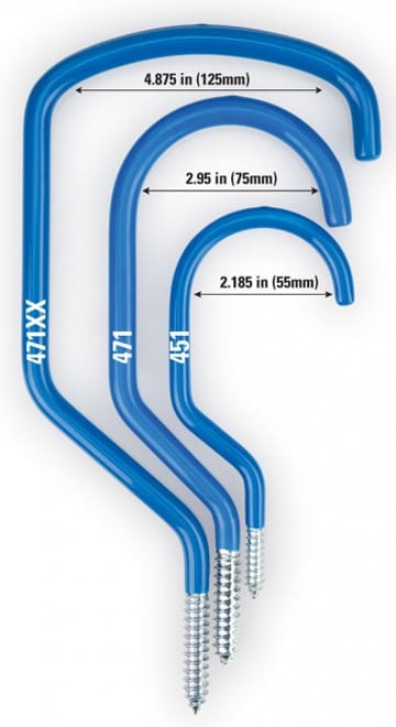 PARK TOOL 471XX XL GARAGE HOOK WITH WOOD SCREW