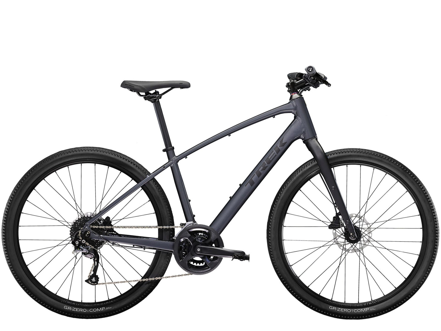 TREK DUAL SPORT 2 GEN 5 HYBRID BIKE 2023 - GALACTIC GREY