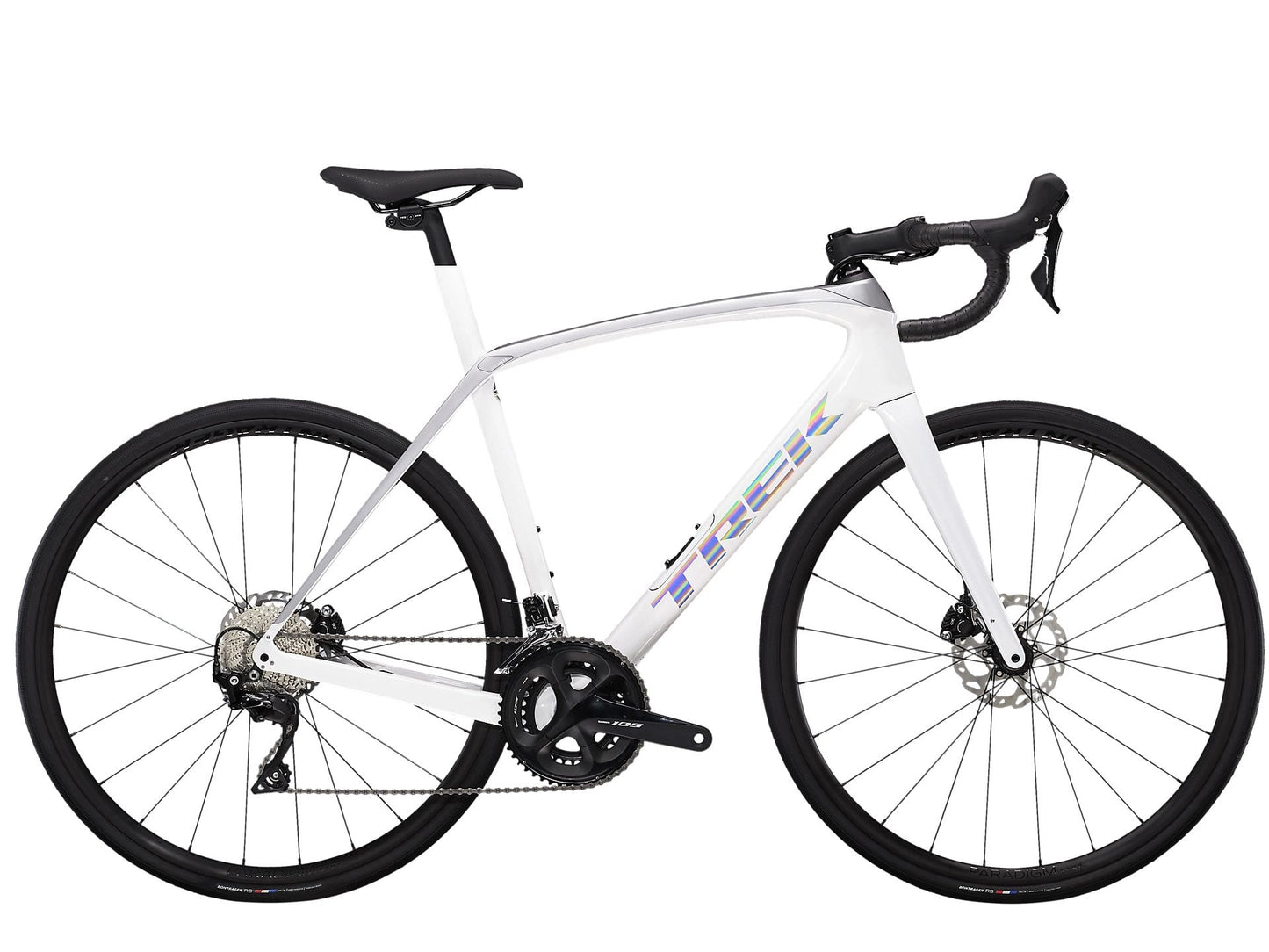 TREK DOMANE SL 5 GEN 3 ROAD BIKE 2022 - TREK WHITE/QUICKSILVER