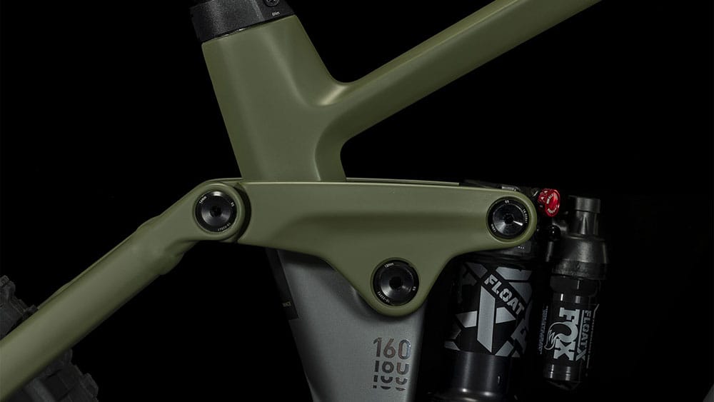 CUBE STEREO HYBRID 160 HPC TM 750 e-MTB BIKE 2023 - FLASHGREY'N'OLIVE ** SCRATCHED**
