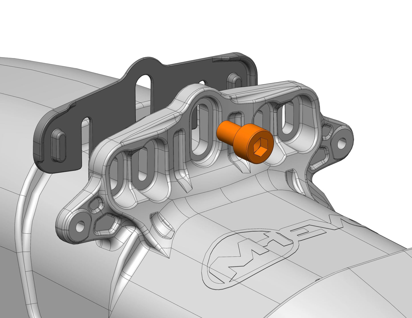 MUDHUGGER SHORTY EVO FRONT GUARD - BOLT-ON