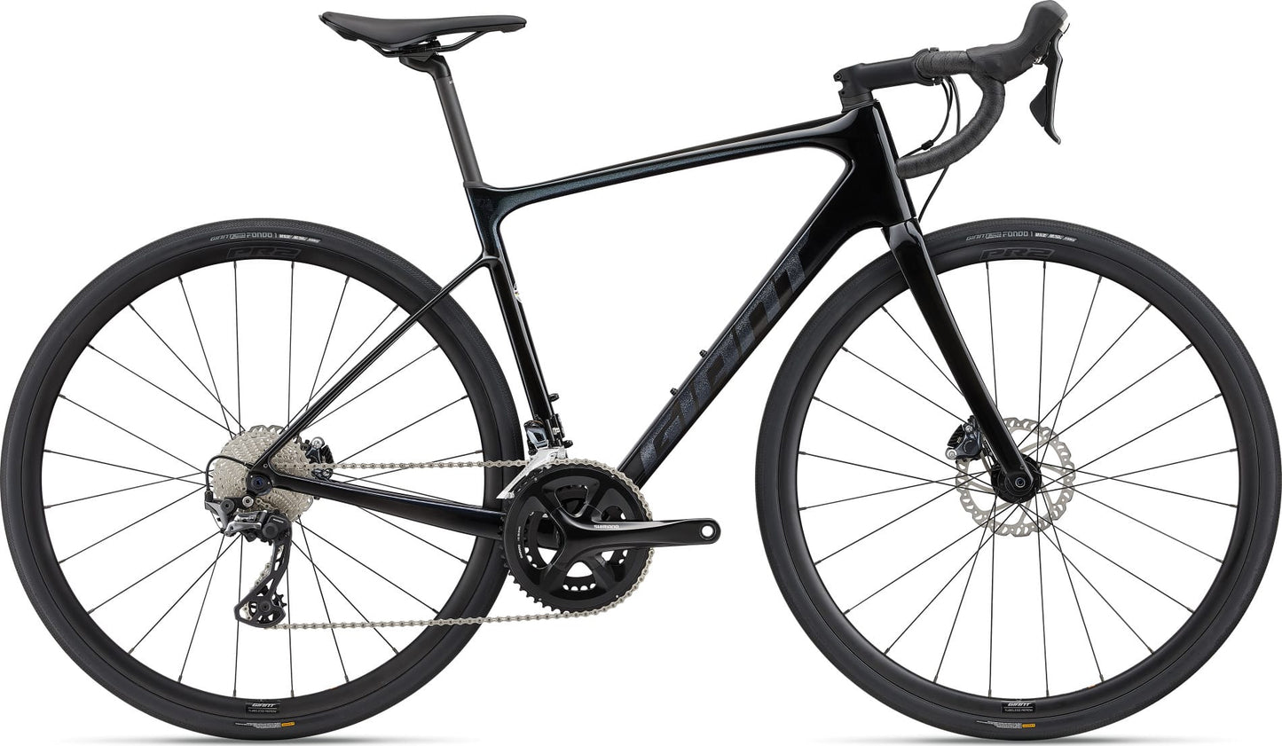 GIANT DEFY ADVANCED 1 ROAD BIKE 2022 - GLOSS CARBON SMOKE/STARRY NIGHT