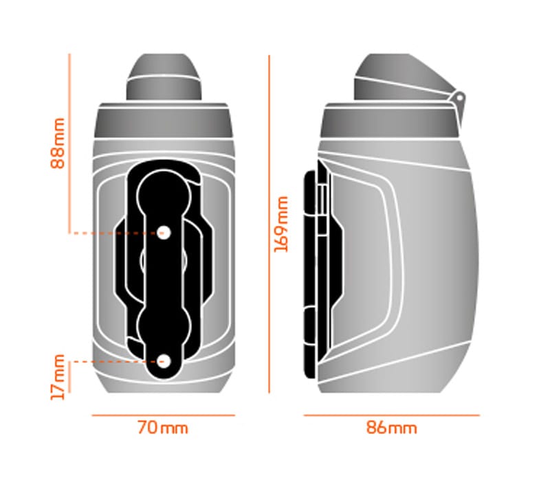 FIDLOCK TWIST BOTTLE 450 + BIKE BASE