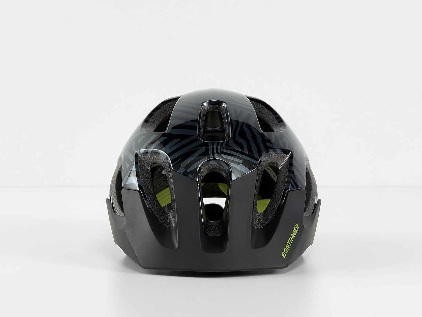 BONTRAGER TYRO CHILDREN'S BIKE HELMET - BLACK/RADIOACTIVE YELLOW