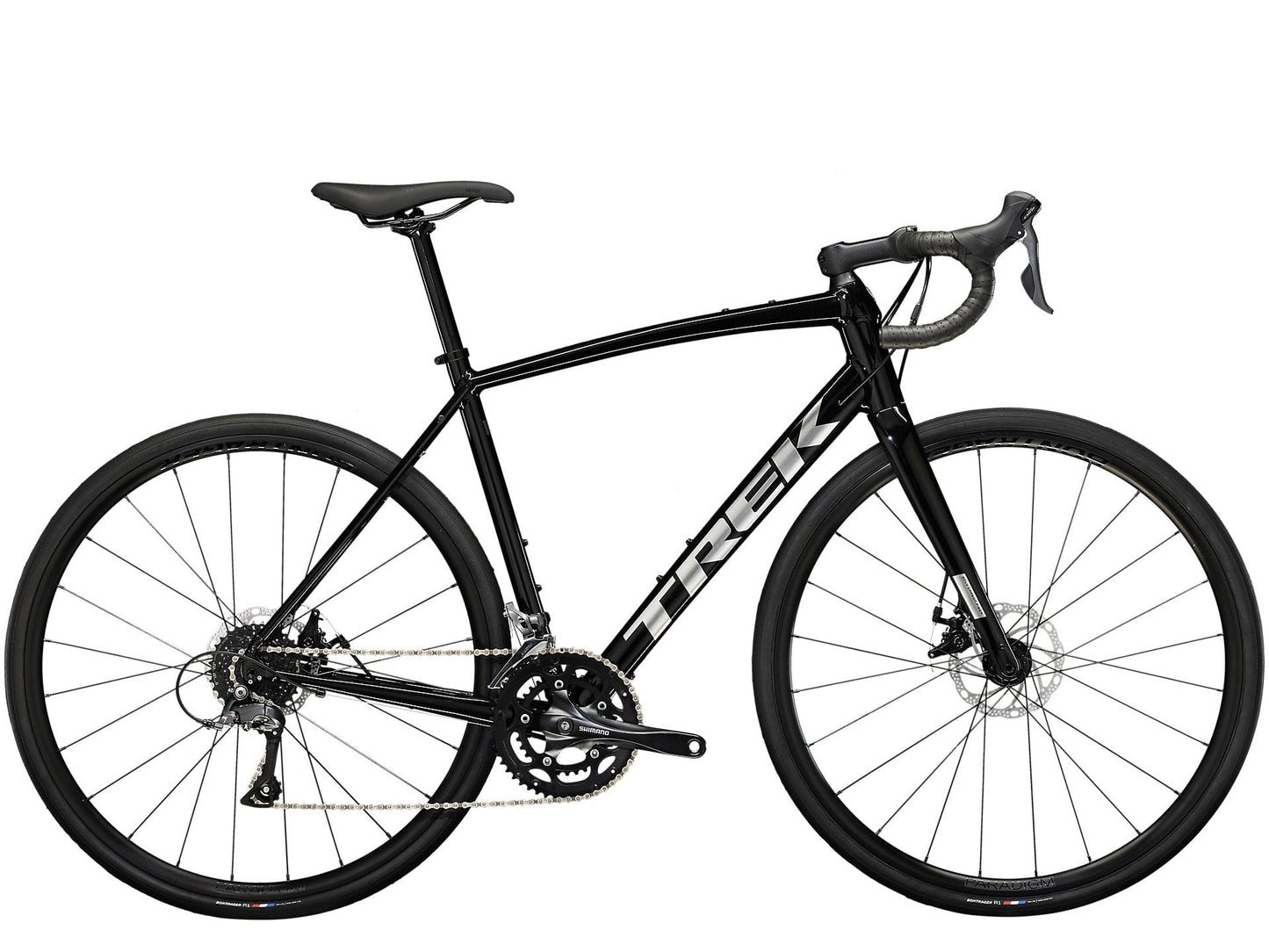 TREK DOMANE AL 2 DISC ROAD BIKE 2023 - TREK BLACK