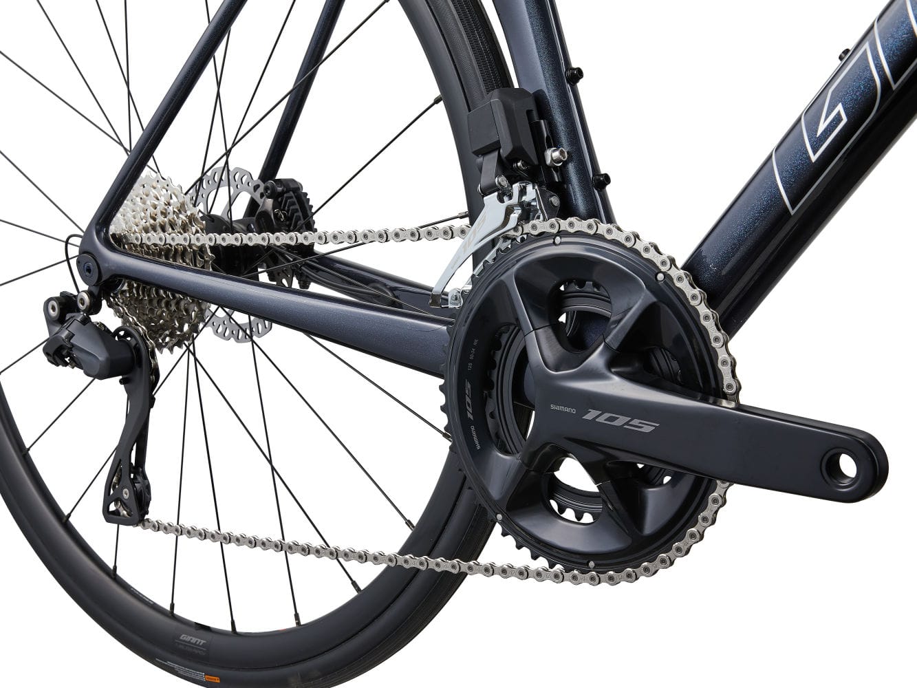 GIANT TCR ADVANCED 1 DISC-PC ROAD BIKE 2023 - GLOSS COLD NIGHT