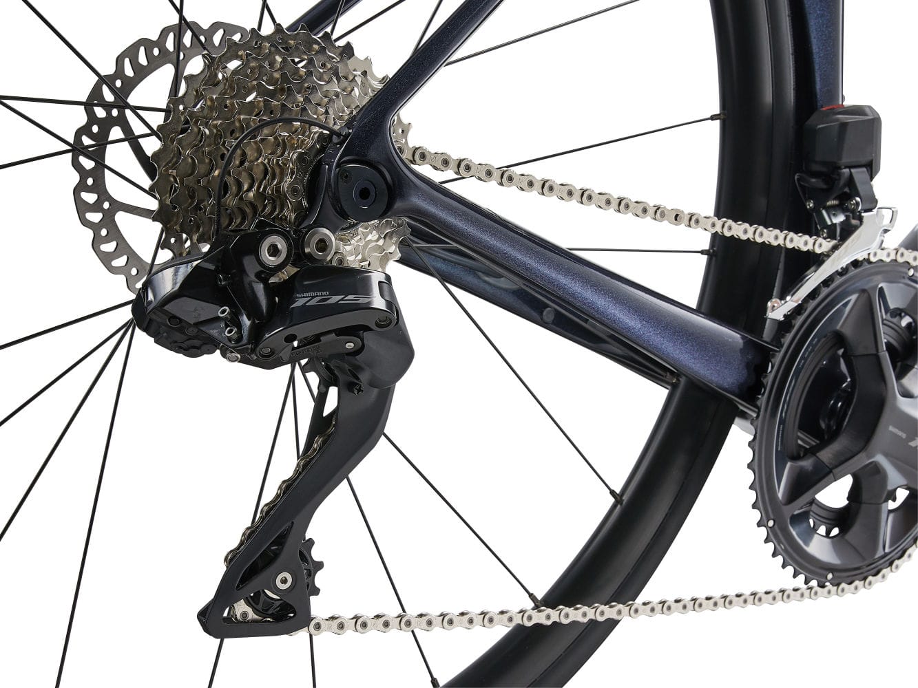 GIANT TCR ADVANCED 1 DISC-PC ROAD BIKE 2023 - GLOSS COLD NIGHT