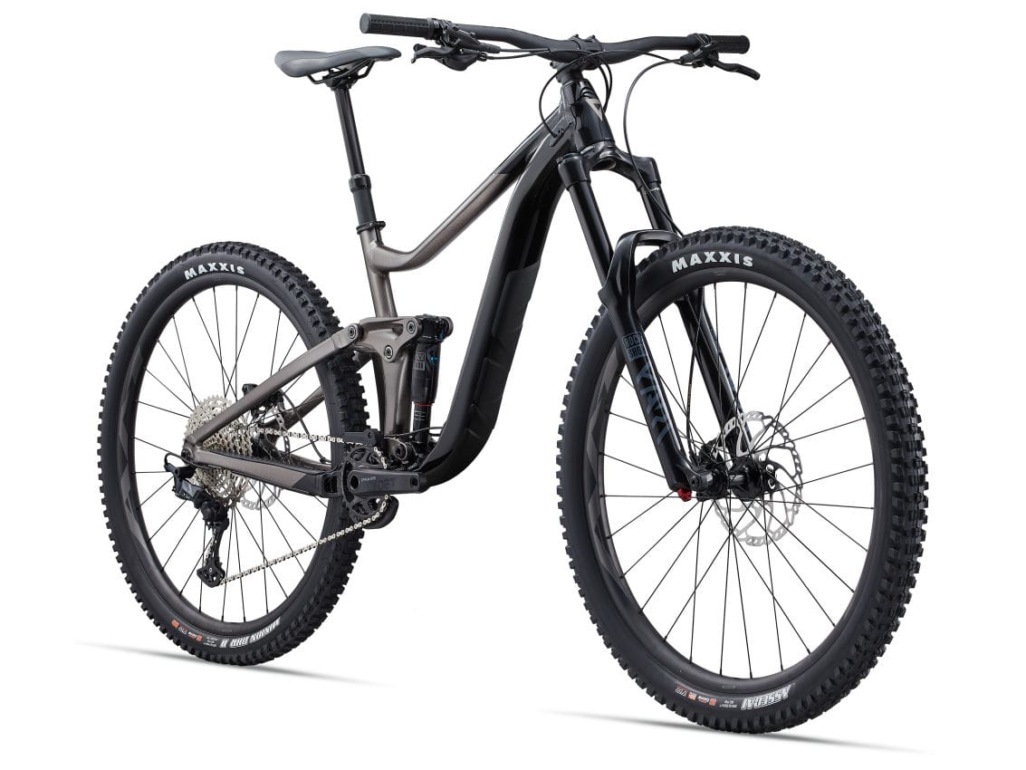 GIANT REIGN 2 FULL SUSPENSION MTB BIKE 2023 - GLOSS BLACK/METAL