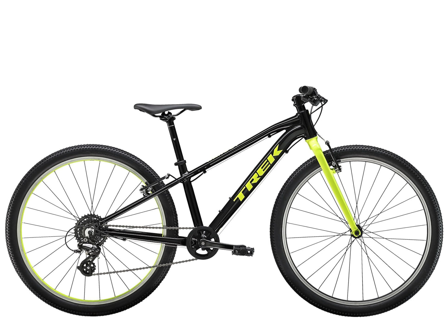 TREK WAHOO 26 KIDS BIKE 2022 - TREK BLACK/VOLT