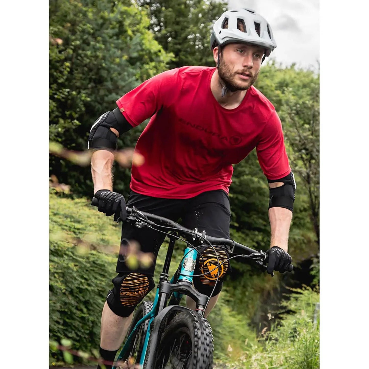 ENDURA SINGLETRACK KNEE PADS II WHITE