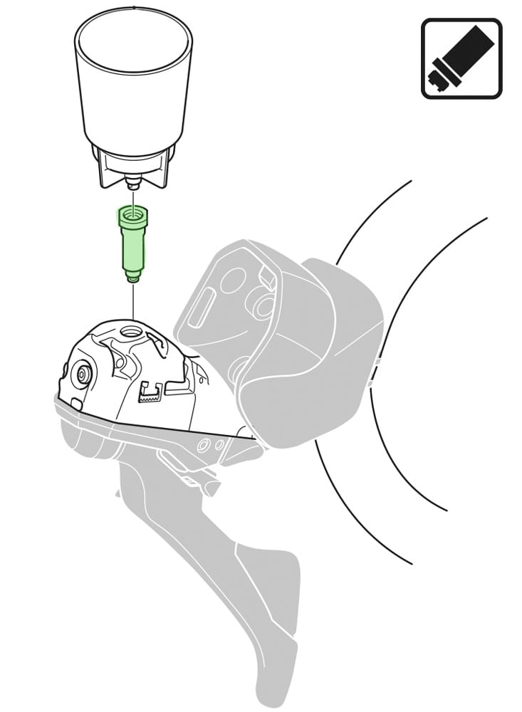 SHIMANO FUNNEL ADAPTER FOR ST-R9120/R9170/R8020/R8070