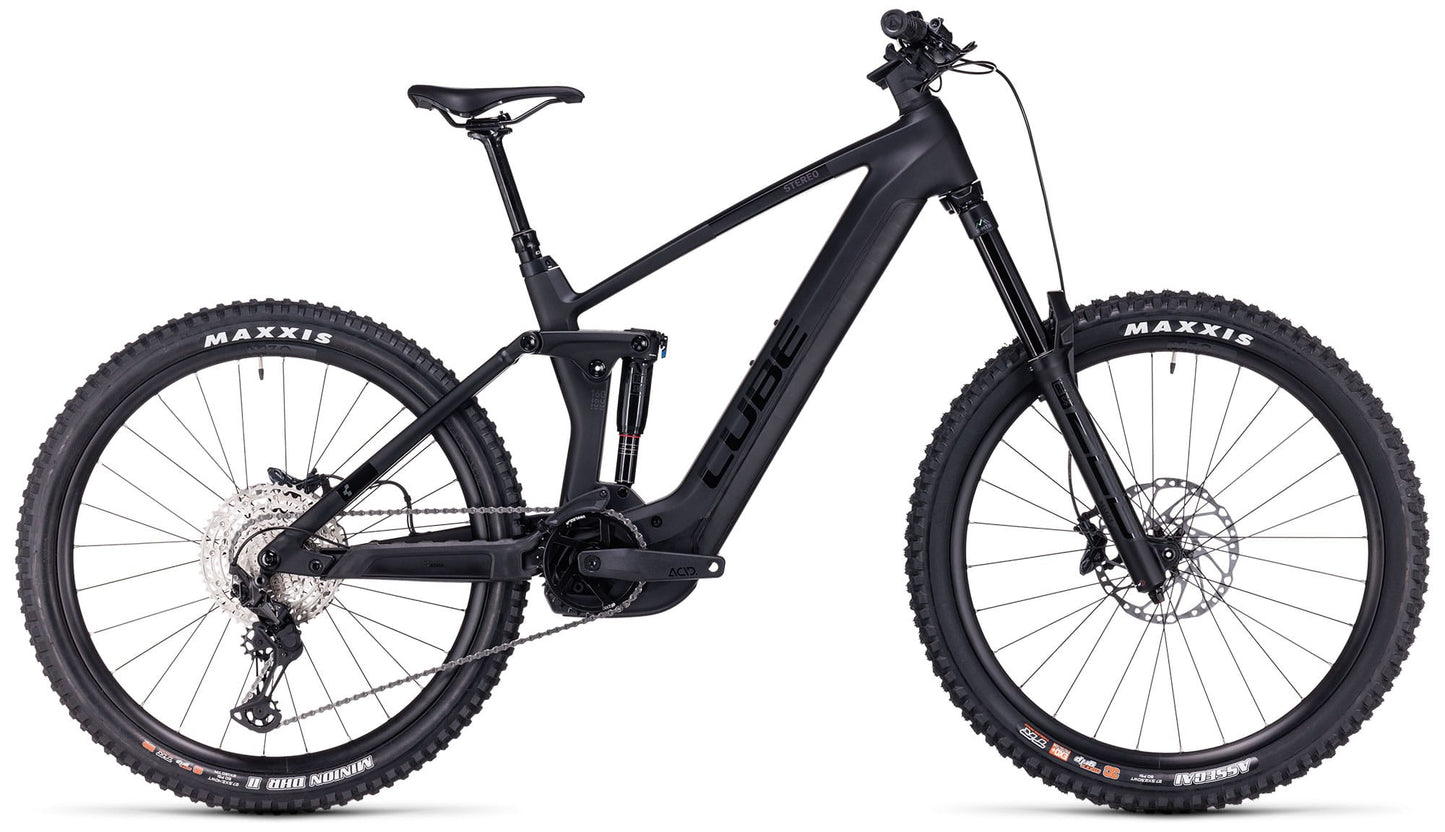 CUBE STEREO HYBRID 160 HPC SLX 750 e-MTB BIKE 2023 - CARBON'N'REFLEX