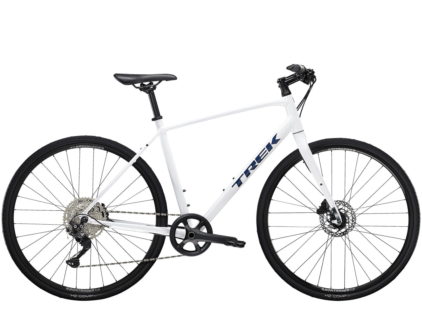 TREK FX 3 DISC HYBRID BIKE 2023 - CRYSTAL WHITE