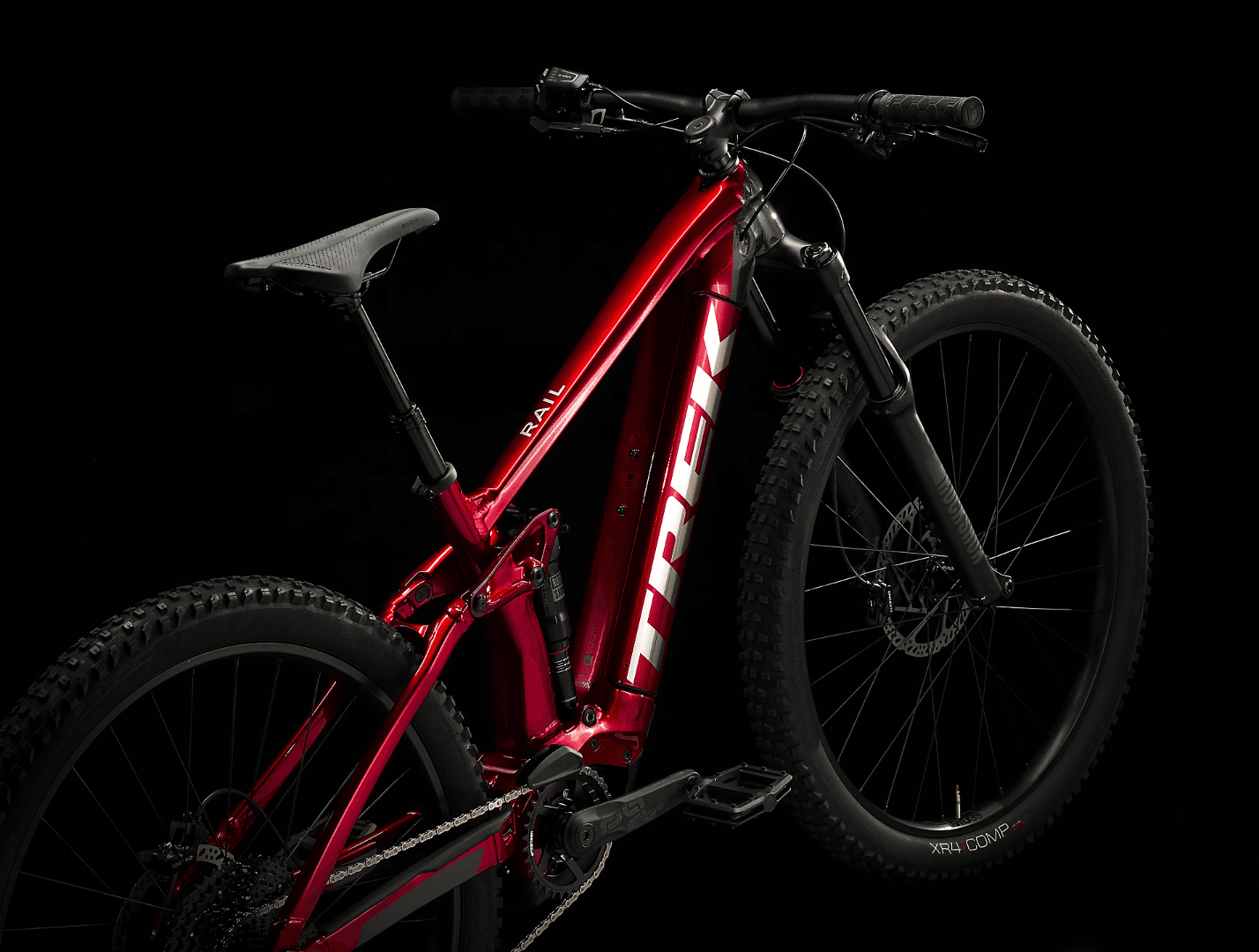 TREK RAIL 5 GEN 3 DEORE E-MTB BIKE 2023 - RAGE RED