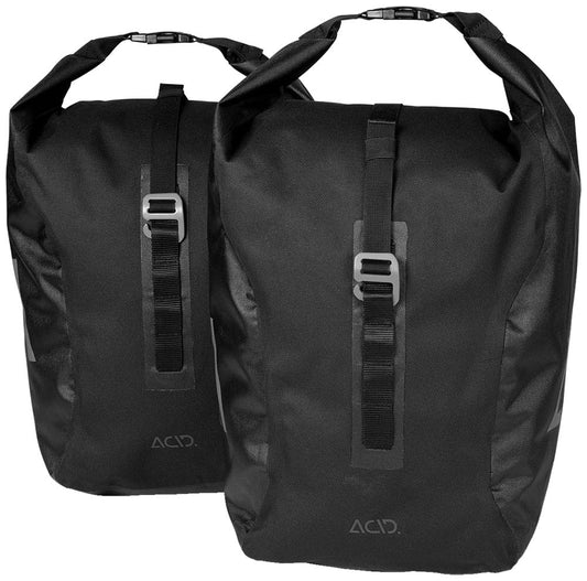 CUBE ACID PANNIER 20/2 TRAVLR - BLACK