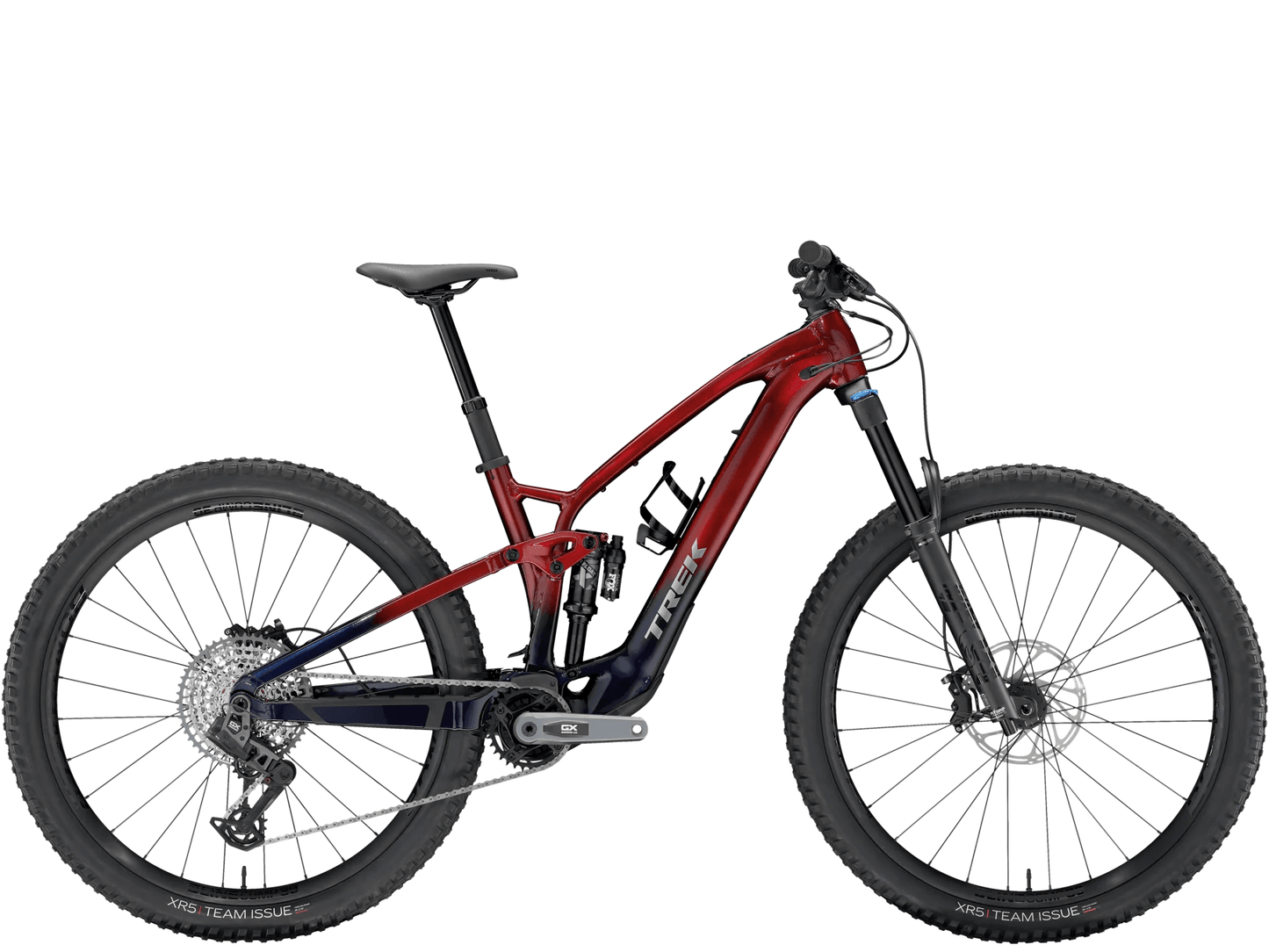 TREK FUEL EXe 8 GX AXS T-TYPE E-MTB BIKE 2024 - RAGE RED TO DEEP DARK BLUE FADE