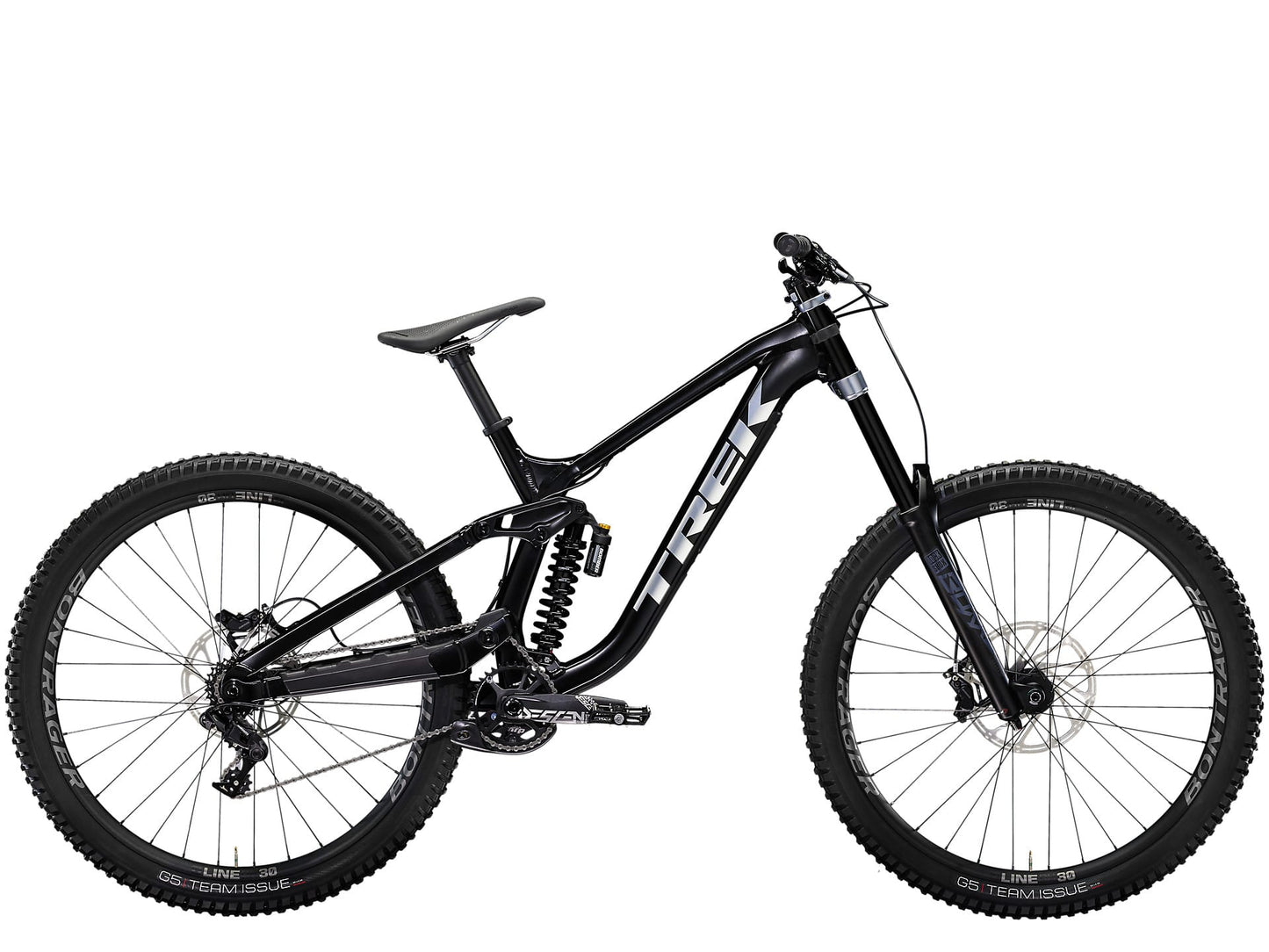 TREK SESSION 8 DOWNHILL MTB BIKE 2024 - SATIN TREK BLACK