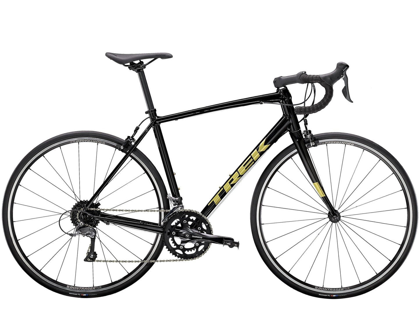 TREK DOMANE AL 2 ROAD BIKE 2024 - TREK BLACK/CARBON SMOKE