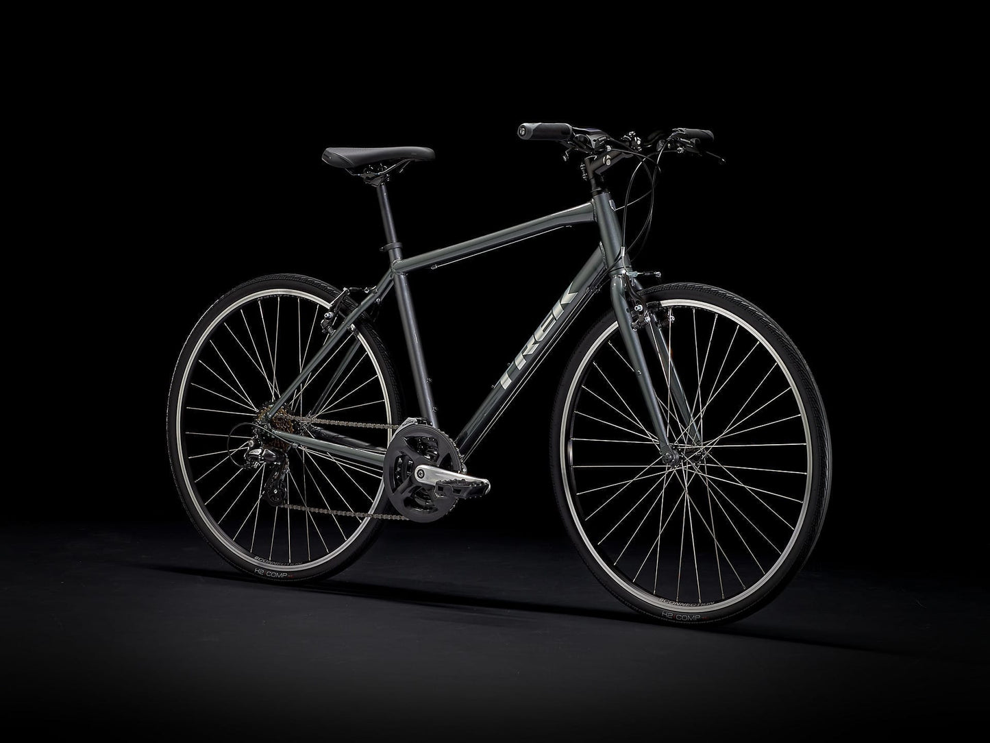 TREK FX 1 HYBRID BIKE 2024 - LITHIUM GREY