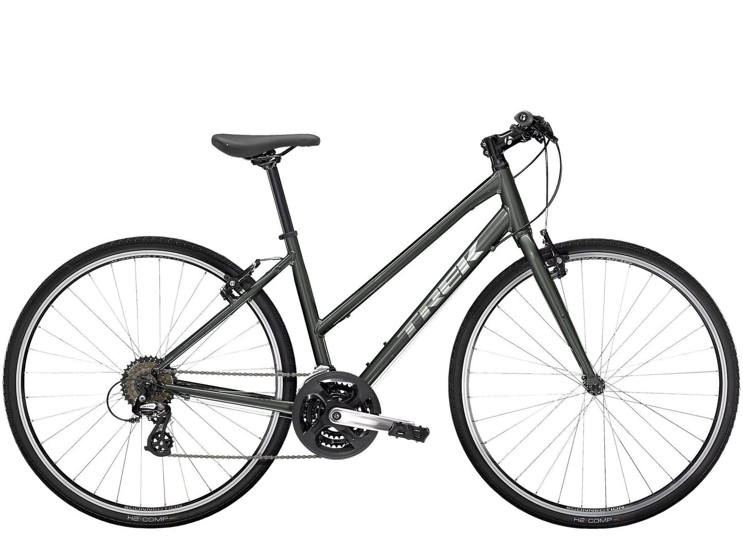 TREK FX 1 STAGGER HYBRID BIKE 2024 LITHIUM GREY