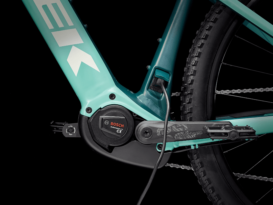 TREK POWERFLY 5 GEN 4 625W E-MTB BIKE 2023 - SATIN BLUE SAGE/JUNIPER