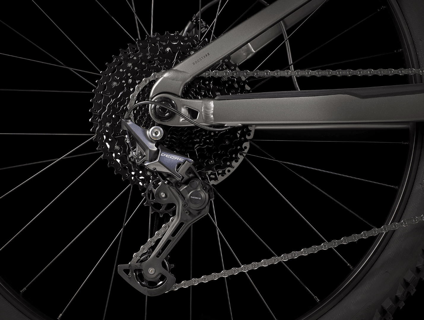 TREK RAIL 5 GEN 3 DEORE E-MTB BIKE 2023 - MERCURY