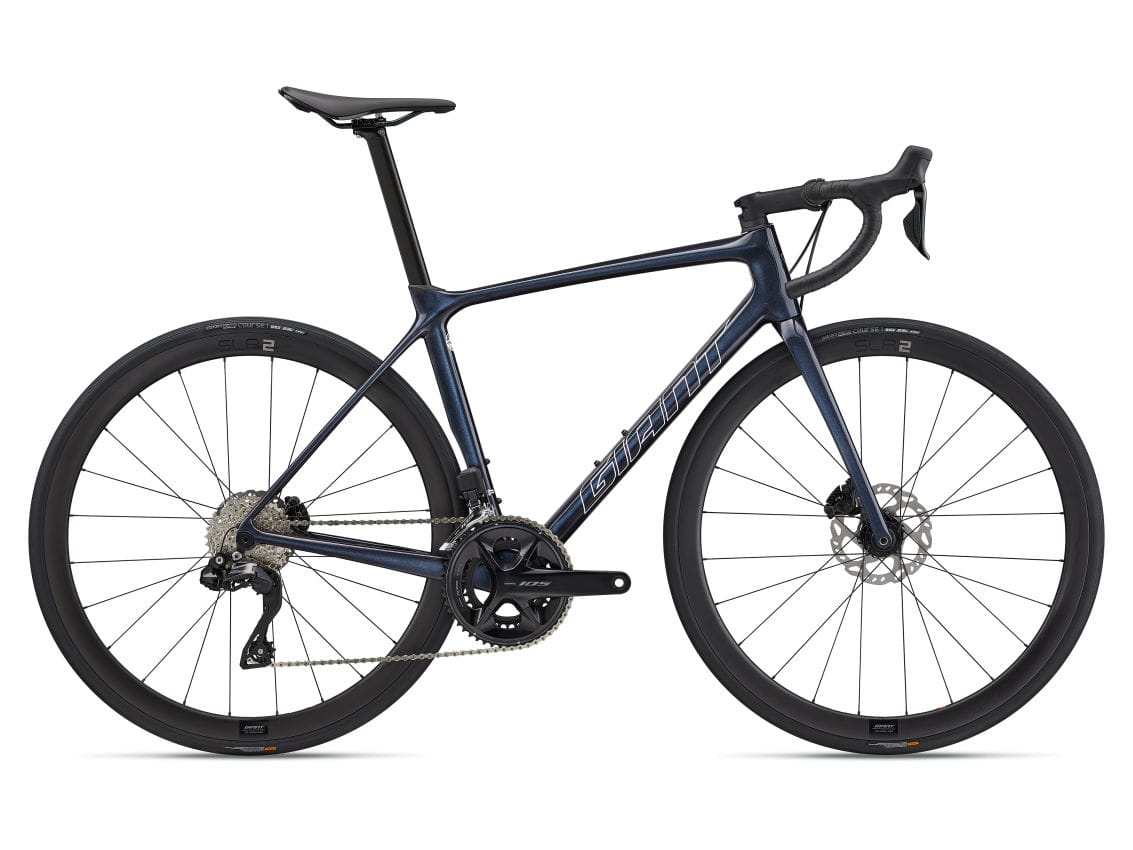 GIANT TCR ADVANCED 1+ DISC ROAD BIKE 2023 - COLD NIGHT