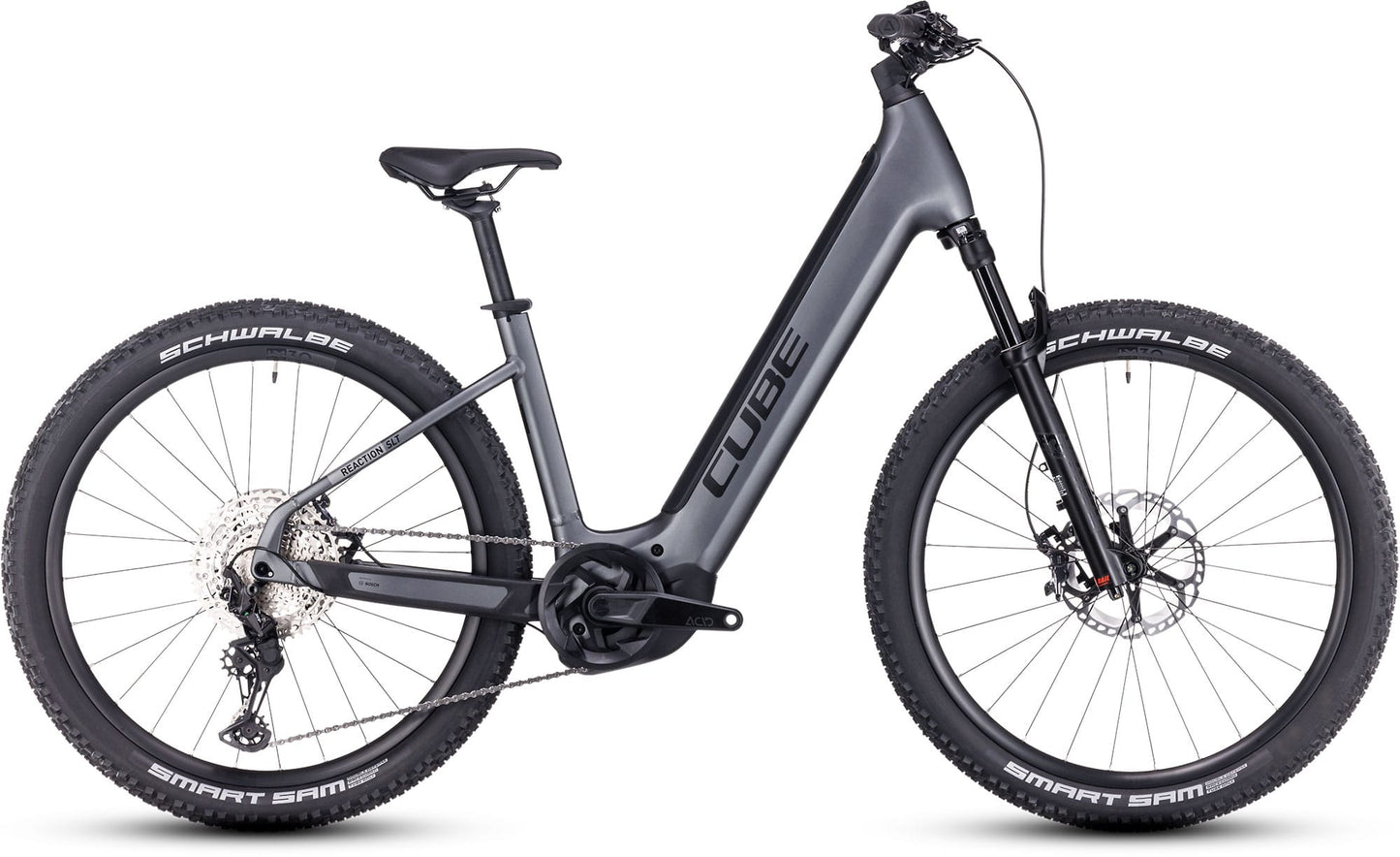 CUBE REACTION HYBRID SLT 750 EASY ENTRY E-BIKE 2023 - PRISMSILVER 'N' GREY